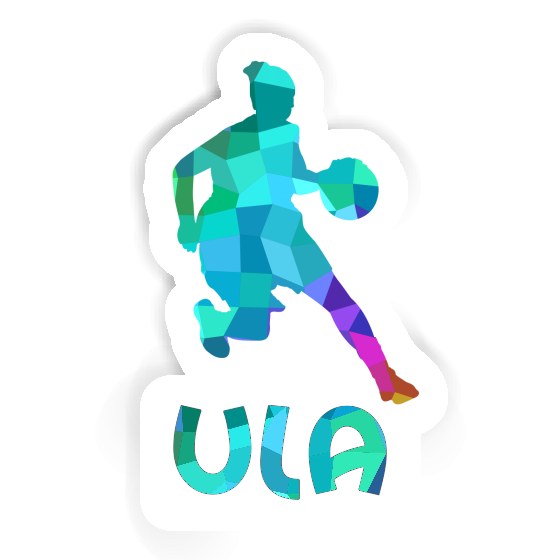 Sticker Ula Basketballspielerin Notebook Image