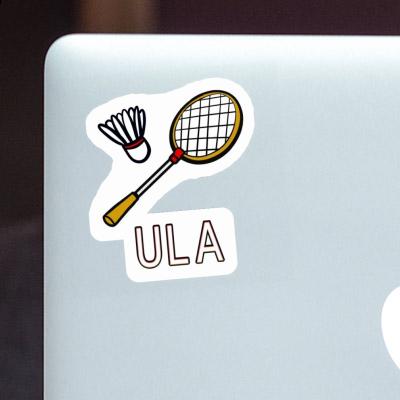 Sticker Badminton Racket Ula Notebook Image