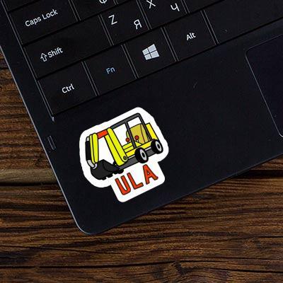 Sticker Ula Mini-Excavator Notebook Image