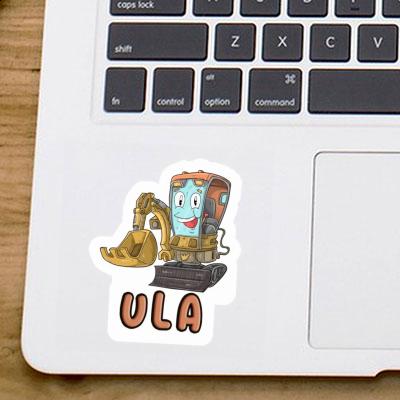 Excavator Sticker Ula Laptop Image