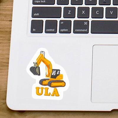 Ula Sticker Excavator Image