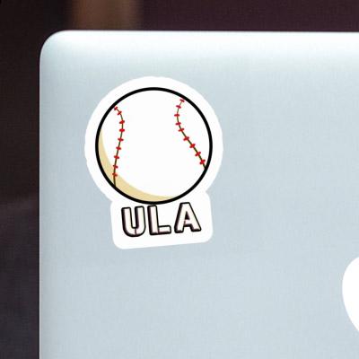 Ula Autocollant Balle de baseball Laptop Image