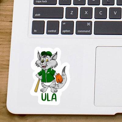 Sticker Ula Baseball-Katze Image