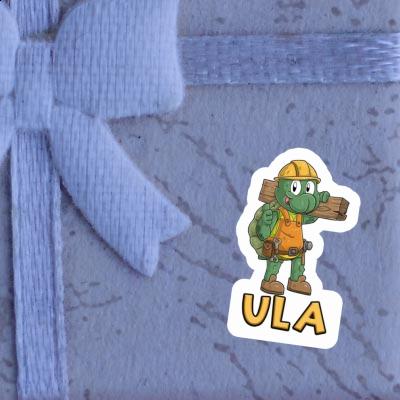 Sticker Construction worker Ula Gift package Image