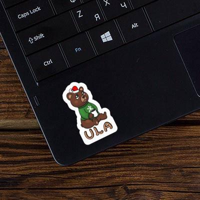 Sticker Ula Christmas Bear Notebook Image