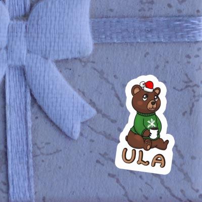 Sticker Ula Christmas Bear Gift package Image