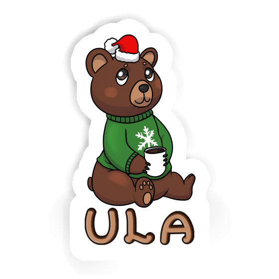 Sticker Ula Christmas Bear Image