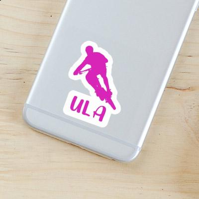 Ula Sticker Biker Laptop Image