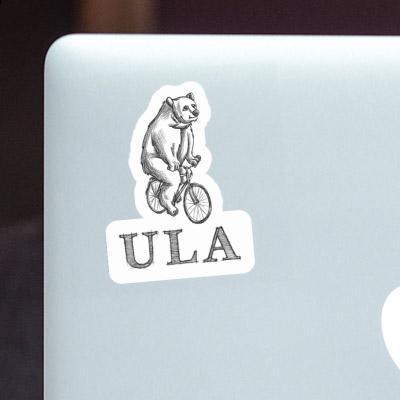 Sticker Ula Bicycle rider Gift package Image