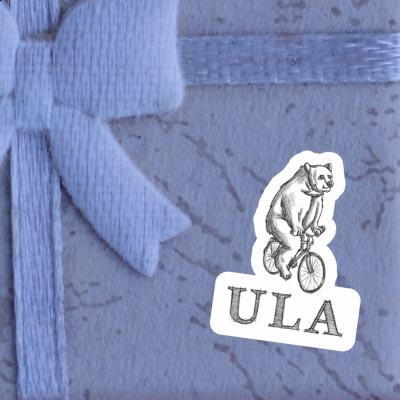 Sticker Ula Bicycle rider Gift package Image