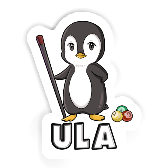 Ula Sticker Billardspieler Laptop Image