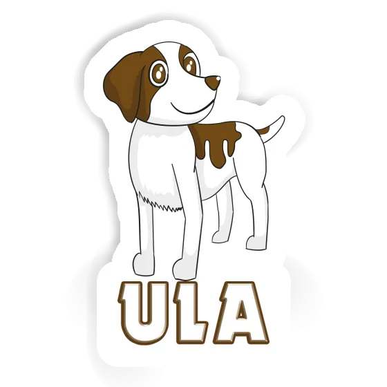 Ula Autocollant Bretagne chien Laptop Image