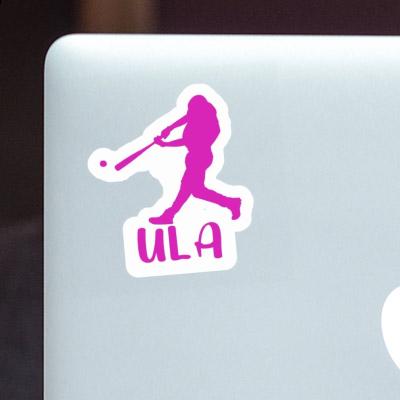 Ula Sticker Baseballspieler Laptop Image