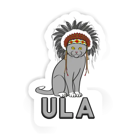 Ula Sticker Cat Notebook Image