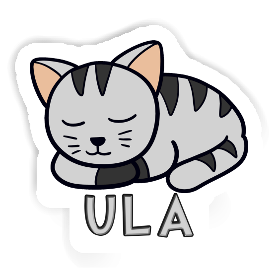 Cat Sticker Ula Notebook Image