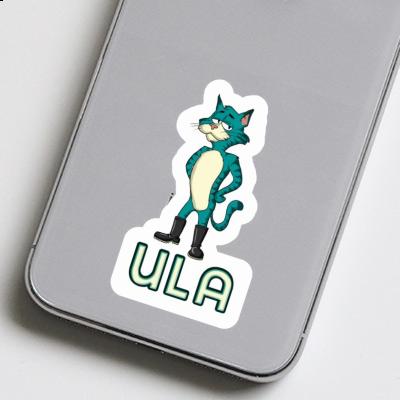 Ula Sticker Standing Cat Gift package Image