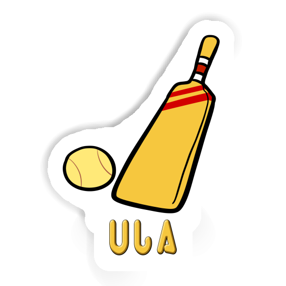 Sticker Cricket Bat Ula Notebook Image