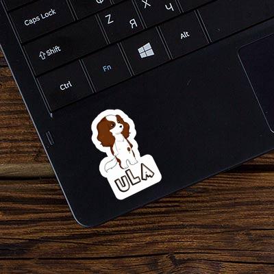 Ula Sticker Cavalier King Charles Spaniel Laptop Image