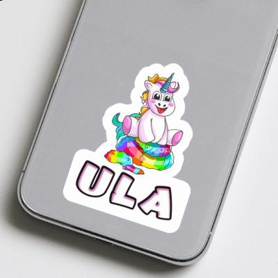 Bébé licorne Autocollant Ula Laptop Image