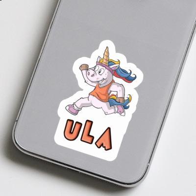 Runner Sticker Ula Laptop Image