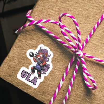 Sticker Rocking Unicorn Ula Notebook Image