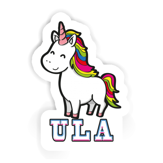 Einhorn Aufkleber Ula Notebook Image