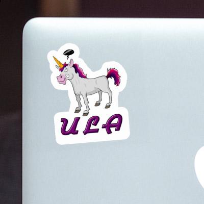 Ula Sticker Angry Unicorn Image