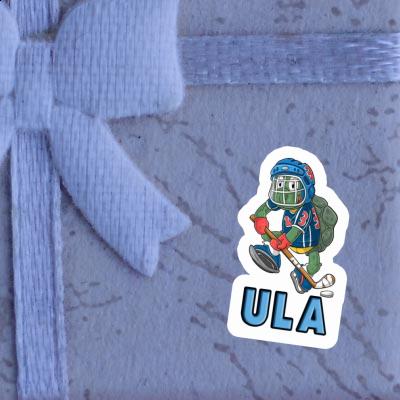 Sticker Ice-Hockey Player Ula Notebook Image