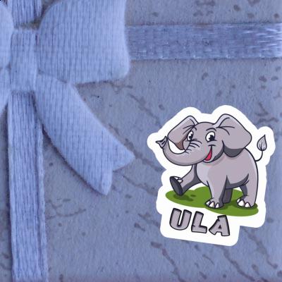 Sticker Ula Elephant Gift package Image