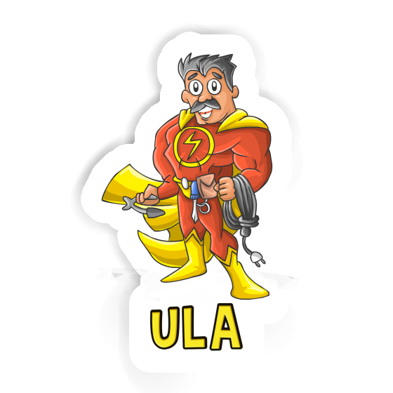 Electrician Sticker Ula Laptop Image