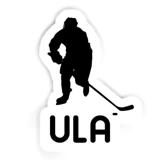 Eishockeyspieler Aufkleber Ula Notebook Image