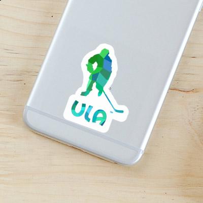 Hockey Player Sticker Ula Image