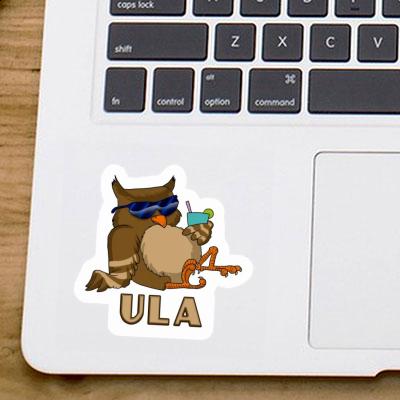 Sticker Eule Ula Laptop Image