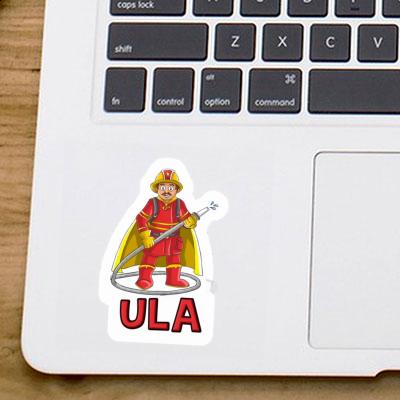 Ula Sticker Firefighter Image