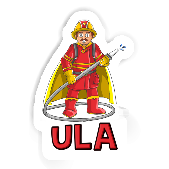 Ula Sticker Firefighter Laptop Image