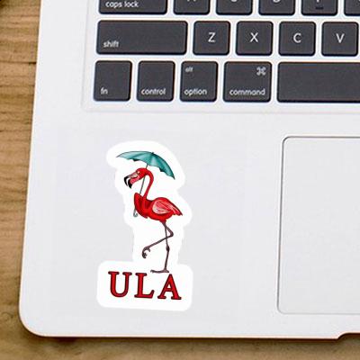 Sticker Flamingo Ula Notebook Image