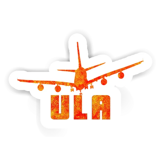 Sticker Airplane Ula Notebook Image