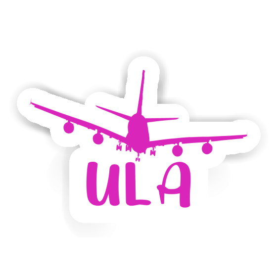 Ula Sticker Airplane Laptop Image