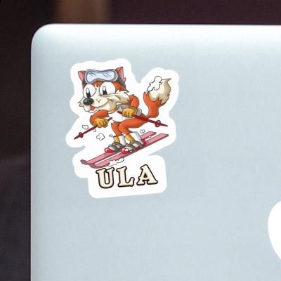 Ula Sticker Skier Laptop Image