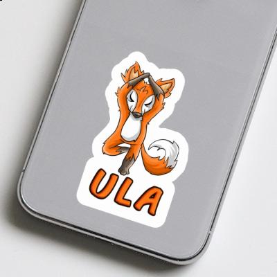 Sticker Ula Yoga Fox Gift package Image