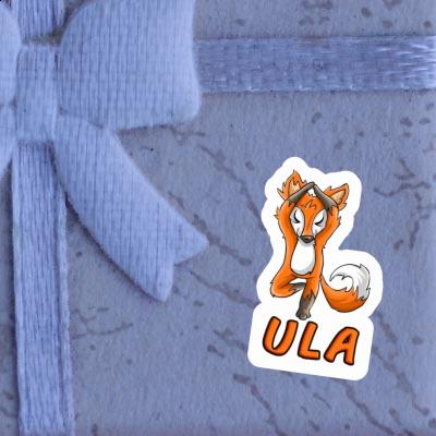 Yoga Renard Autocollant Ula Notebook Image