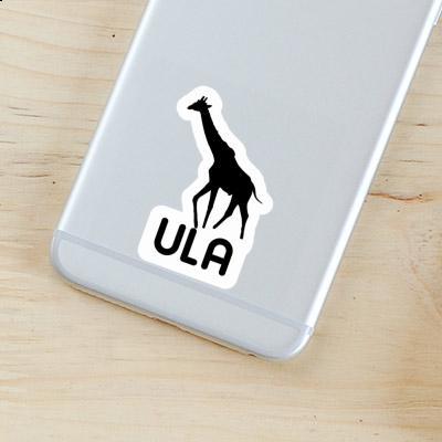 Ula Autocollant Girafe Laptop Image