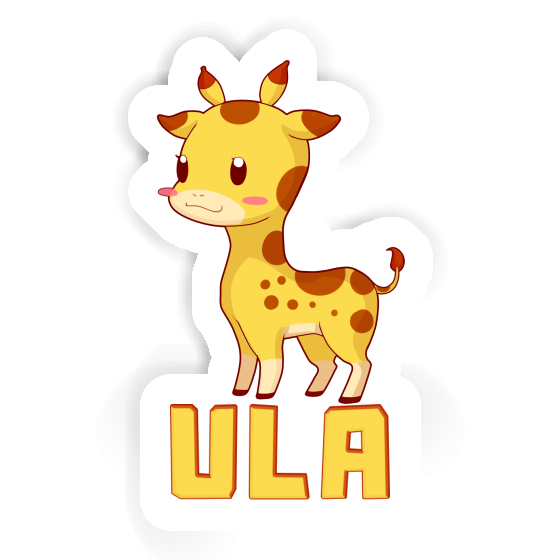 Giraffe Sticker Ula Gift package Image