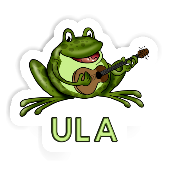 Sticker Ula Gitarrenfrosch Gift package Image