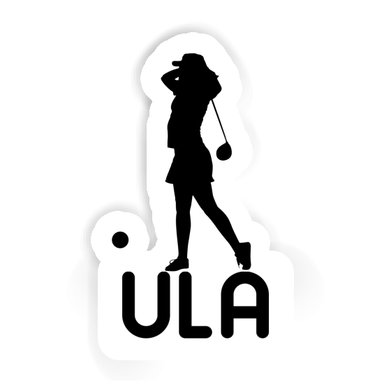 Sticker Golfer Ula Laptop Image