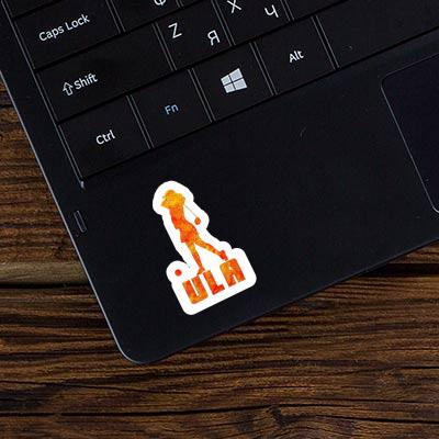 Ula Sticker Golfer Notebook Image