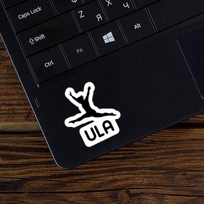 Sticker Ula Gymnast Laptop Image