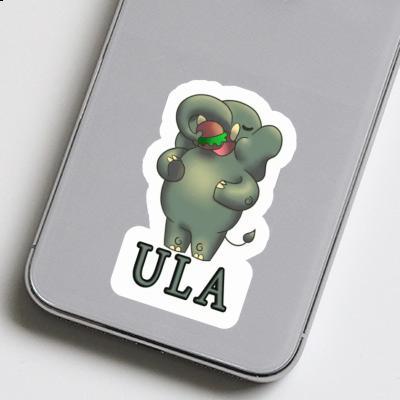 Elefant Aufkleber Ula Laptop Image