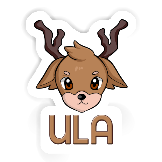 Ula Sticker Hirsch Notebook Image