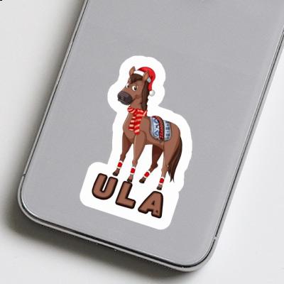 Ula Sticker Christmas Horse Notebook Image